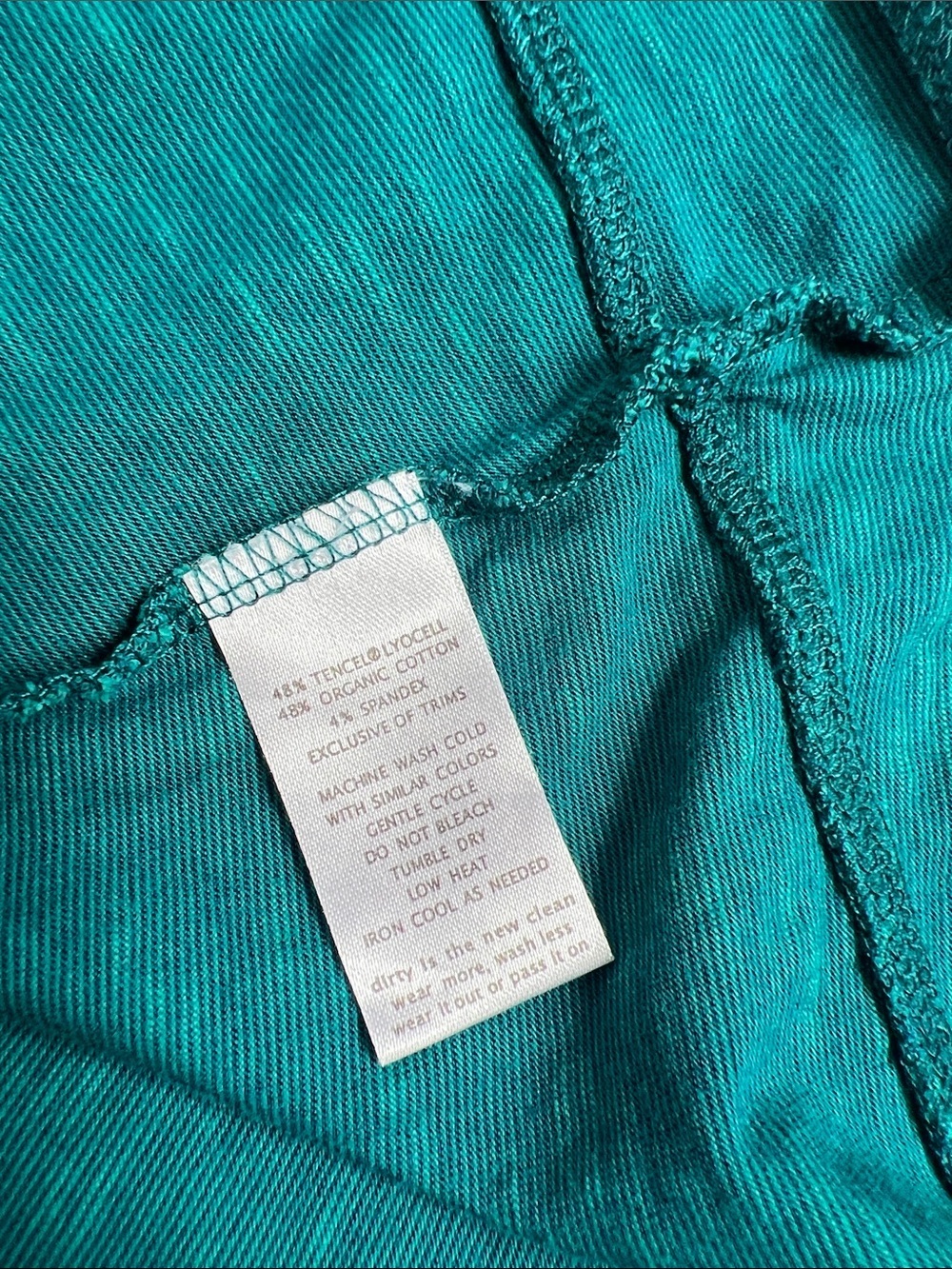 Horny Toad Sz XL Oolong Teal Dress Sleeveless Organic Cotton Blend Outdoors EUC - Picture 10 of 11